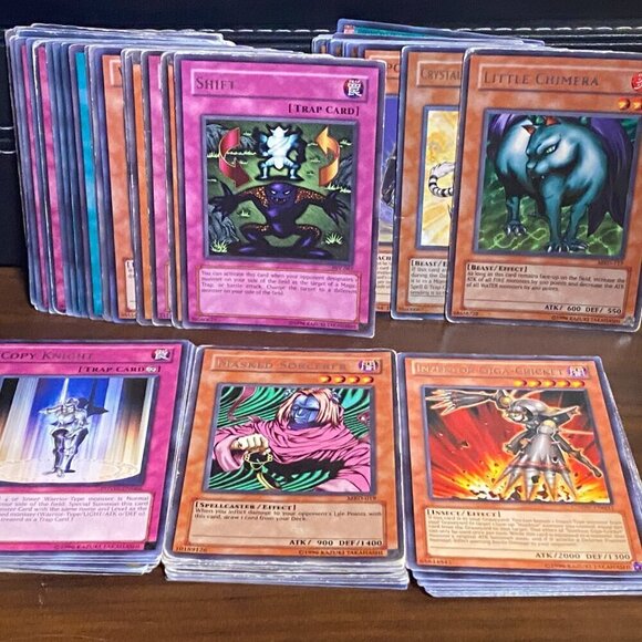 Lot of 100+ Vintage 2000s RARE Yugioh Trading Cards LOT OF ONLY RARES - Picture 2 of 6